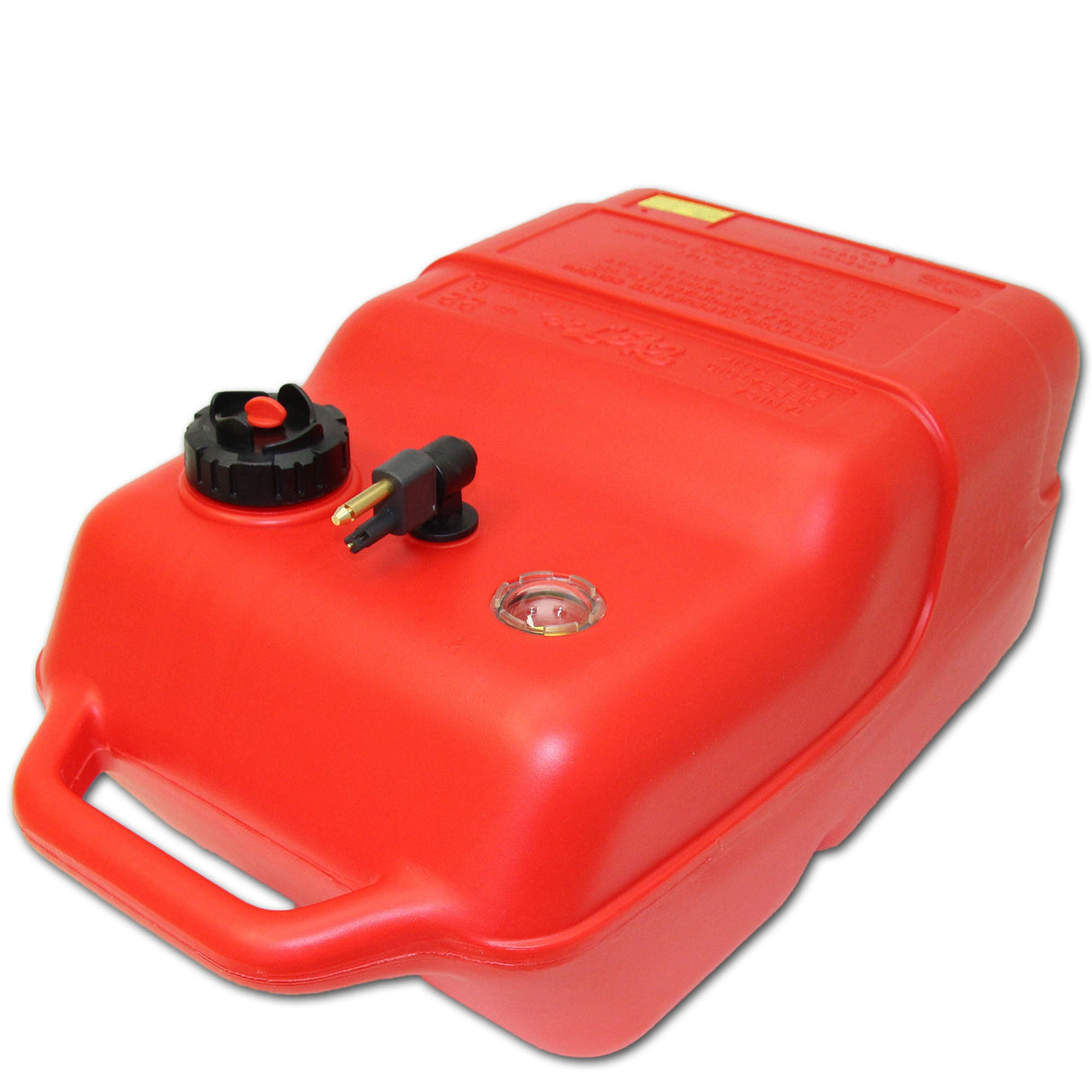 Mercury fuel tank red with level indicator, ISO standard 13591, chemical-resistant made of HDPE - 11.3 - 22 liters