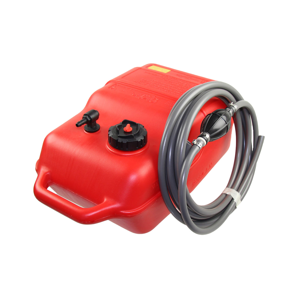 Kraftstofftank rot / Anschlussnippel (8mm) / 3m Schlauch