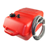 Kraftstofftank rot / Anschlussnippel (8mm) / 3m Schlauch