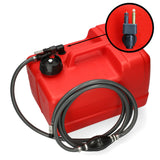 Mercury fuel tank red, 3m hose, ISO standard 13591, HDPE for gasoline and diesel - 11.3 - 30 liters