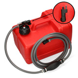 Mercury Kraftstofftank rot, 2m Schlauch, manuelle Füllstandsanzeige, ISO-zertifiziertes HDPE für Benzin und Diesel -