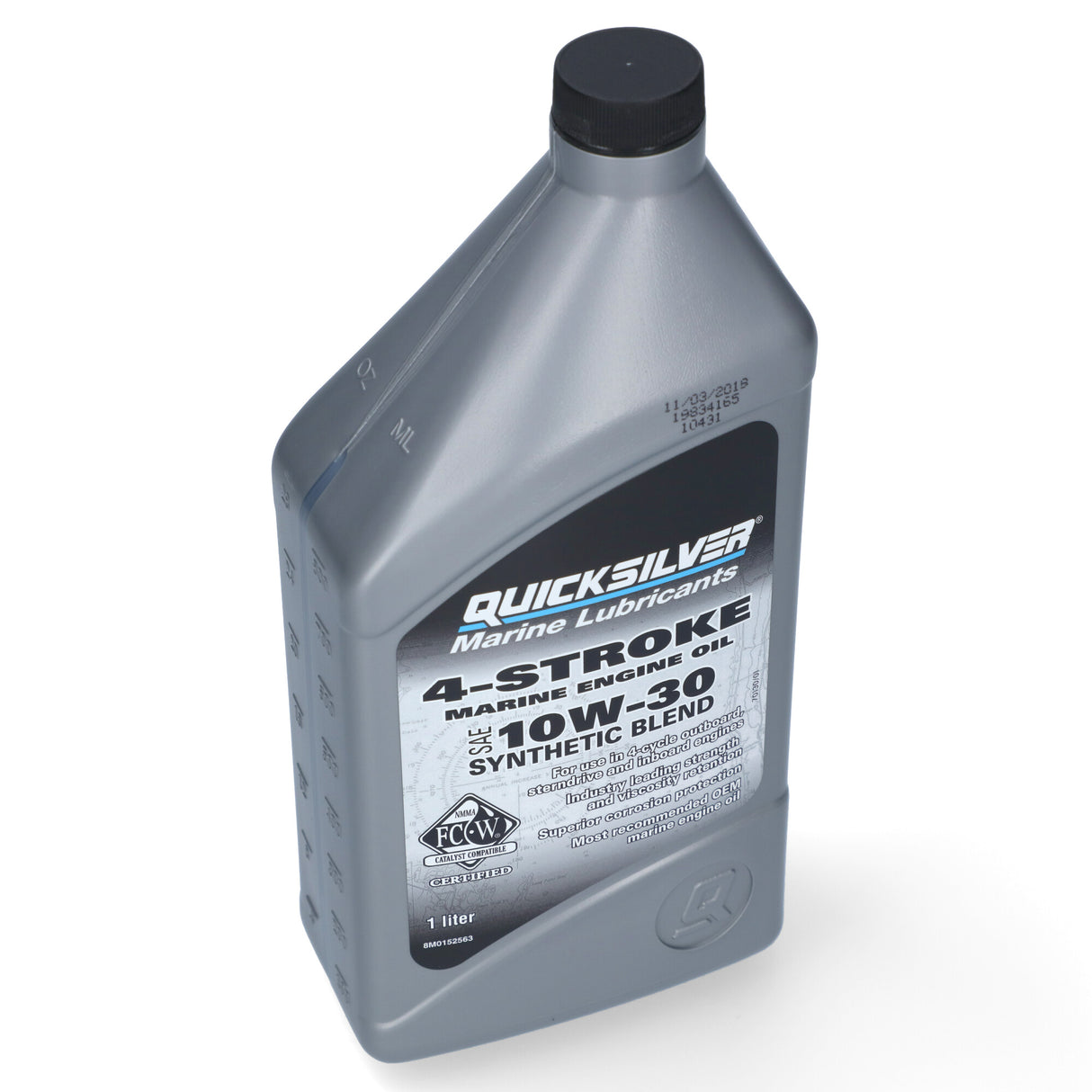Quicksilver 10W-30 teilsynthetisches Öl für Viertakt-Motoren 1L