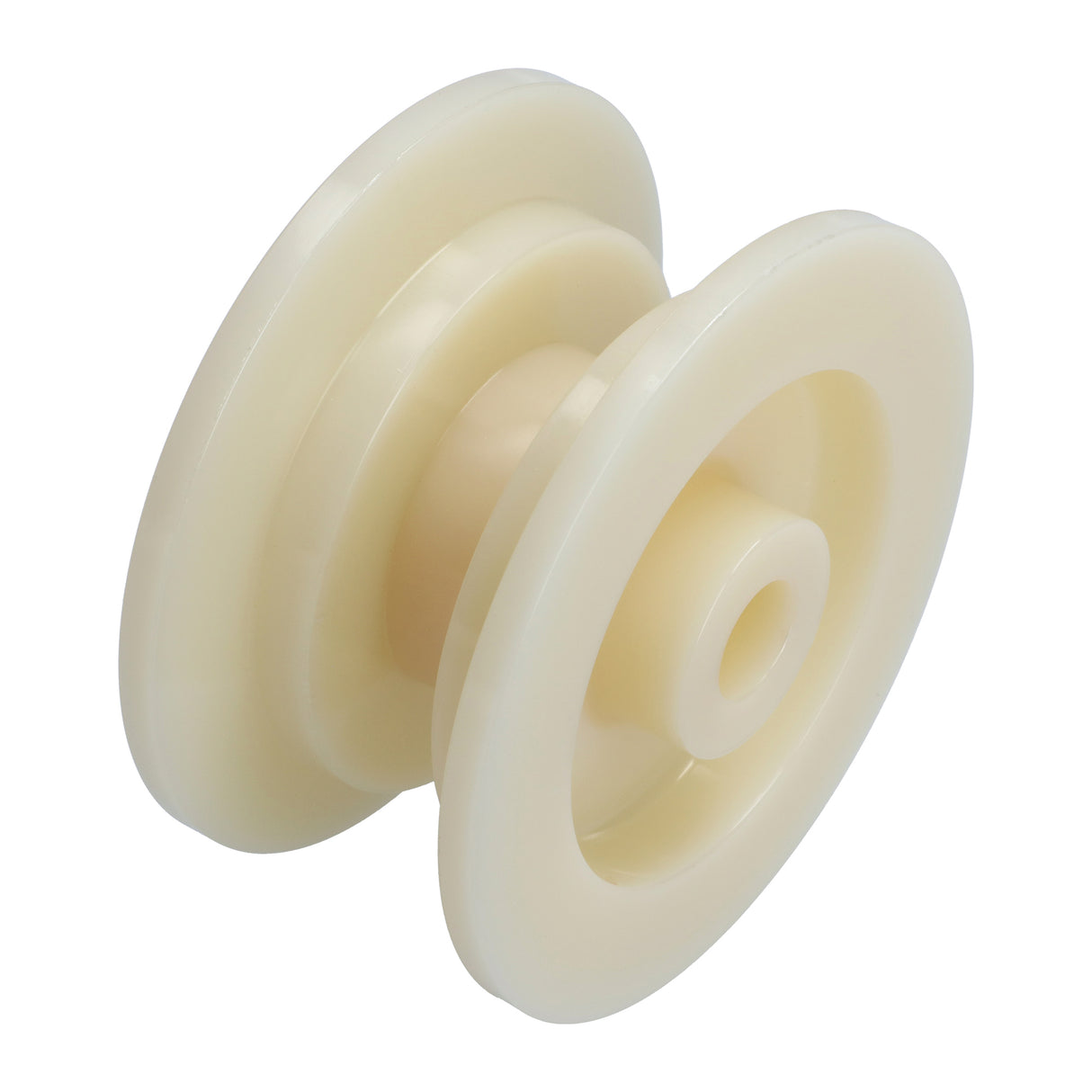 Ersatzbugrolle Nylon Ø 13 mm, Bugrad creme, langlebig
