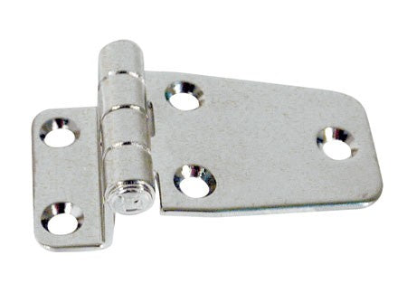 Scharnier Offset Long 65x38x10mm Edelstahl, Möbelbeschlag, rostfrei hochglanzpoliert