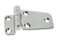 Scharnier Offset Edelstahl hochglanzpoliert, Türbeschlag, rostfrei 65x38x24mm