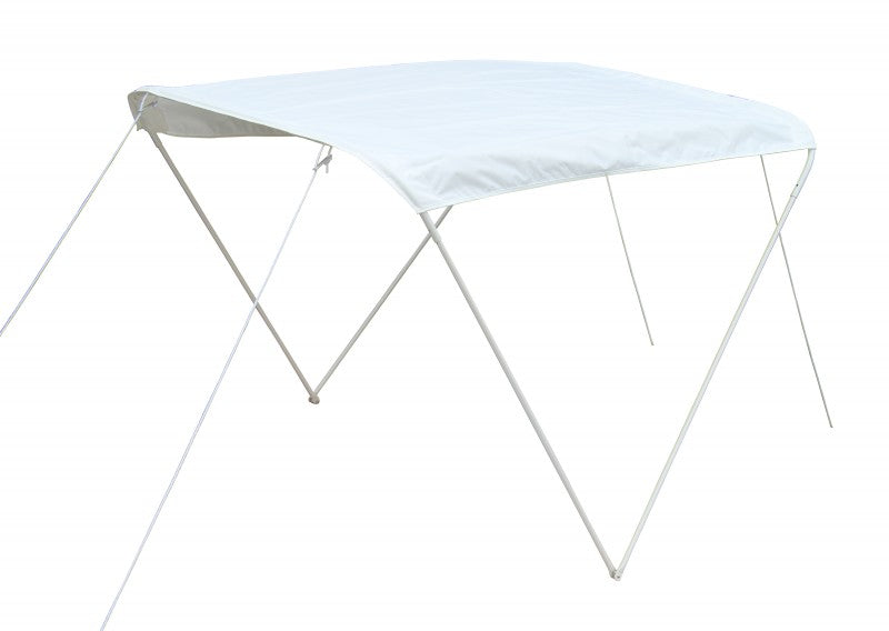 Bimini Sonnensegel mit 2 Bögen UV-beständig Polyester, Sonnenschutz, einfach montierbar