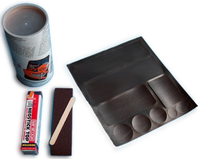 Repair kit black PVC inflatable boat, patch kit, including special adhesive 18g