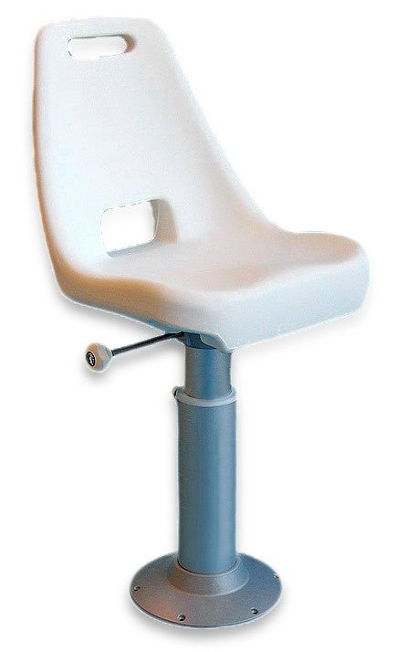 Bootssitz Admiral Plus stoßfestes Polyethylen 38x37x39 cm, Bootsstuhl, langlebig und robust