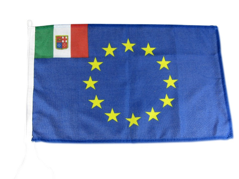 Flag Europe Italy heavy-duty polyester double stitched robust durable 30 x 45 cm