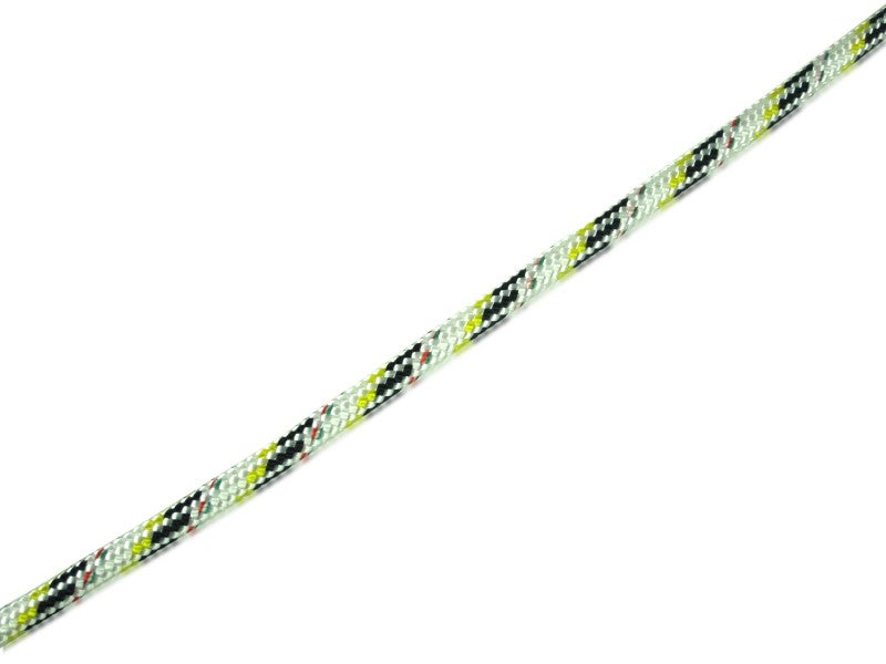 Polyesterleine 2 Meter 5 mm Schwarz-Gelb, Bootstauwerk, UV-beständig, reißfest
