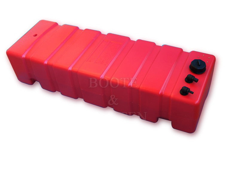 Fuel tank 75L Eltex, fuel container, for petrol, diesel, vegetable oil, level indicator-prepared, red