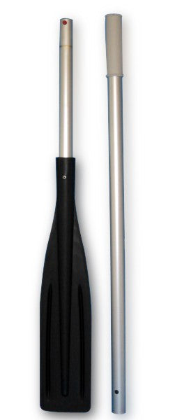 Paddel zerlegbar aus eloxiertem Aluprofilrohr, Kajakpaddel, bruchfestes ABS-Kunststoffblatt, 180 cm
