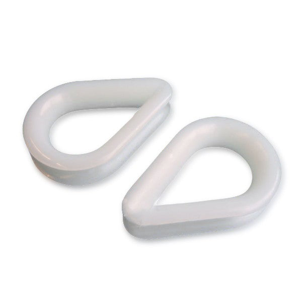 Nylonkauschen 2 Stück für 8 mm Leine, hochwertiges Nylon, ideal für sicheres Zusammenhalten - 4 - 16 mm