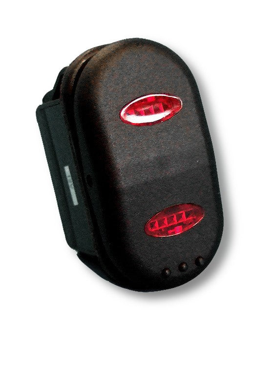 Schalter wasserdicht 12V mit Ein-Aus-Ein Funktion LED Taster, wasserdichter Schalter, inkl. Formdichtung