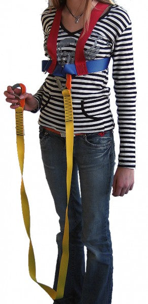 Lifebelt für Kinder mit Sorgleine, verstellbar EN 1095, Sicherheitsgurt für Jugendliche, 180 cm Länge
