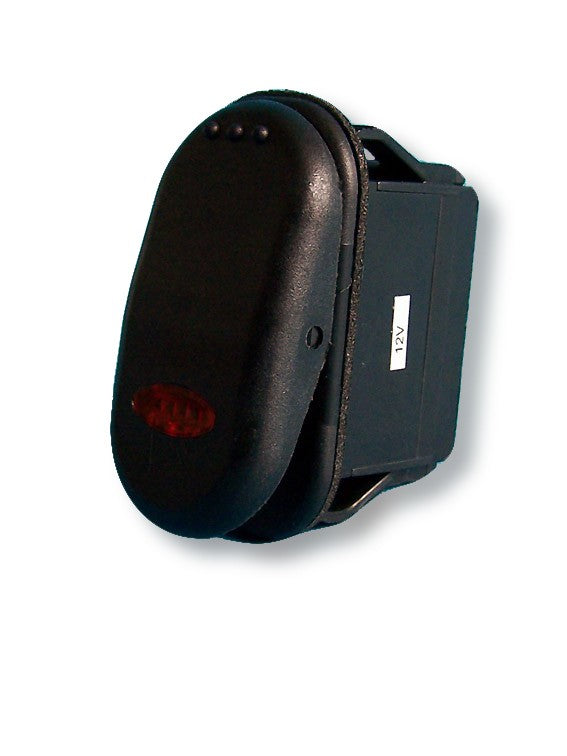 Schalter Wasserdicht 2-polig 12V mit LED, Ein-Aus Schalter, inkl. Formdichtung
