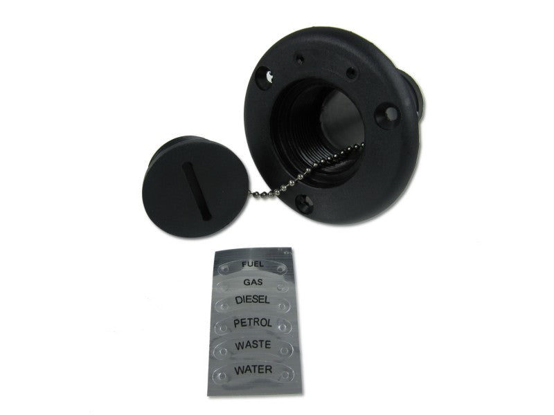 Tankeinfüllstutzen Kunststoff Schlitz 38mm, Einfüllstutzen Nylon, vielseitig verwendbar für Benzin Diesel Wasser