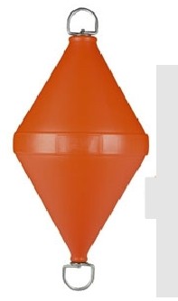 Verankerungsboje aus verzinktem Stahl Ø 320 mm, Bojenstange, Auftrieb 13,5 kg