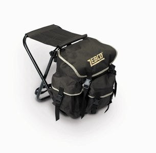 Zebco fishing chair, lightweight, folding chair, robust 620D nylon with backpack