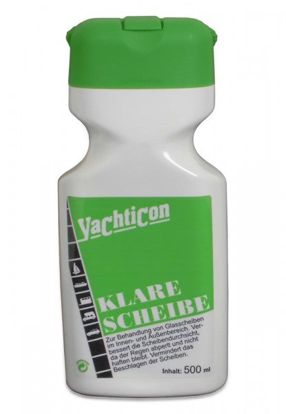 Yachticon glass treatment, strong visibility improvement, window cleaner, rain repellent 500ml