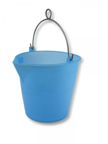 Lenzeimer aus thermoplastischem Material, Eimer mit Griff aus Edelstahl, 9 Liter Kapazität