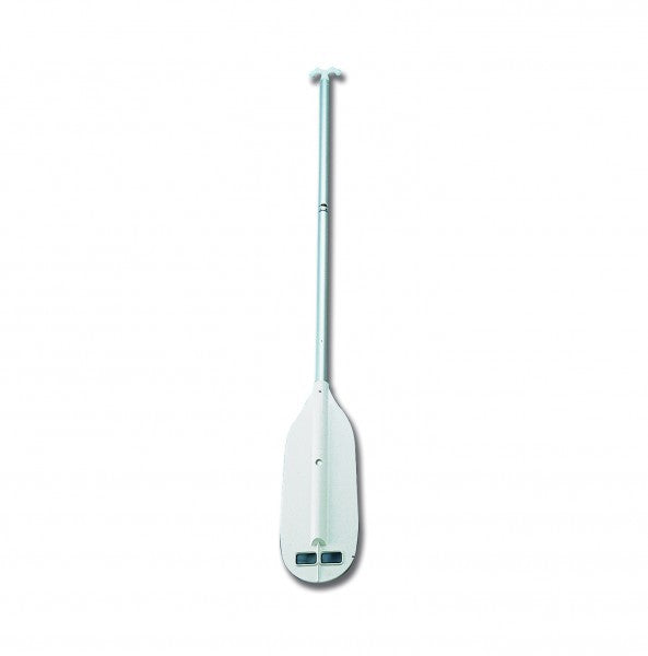 Paddel und Bootshaken Aluprofilrohr grau 150 cm, Kanupaddel, schlagfester ABS-Kunststoff
