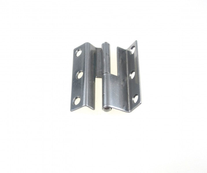 Scharnier Offset Square L, Türbeschlag Edelstahl hochglanzpoliert 55 mm x 38 mm x 1,2 mm, Ausführung B