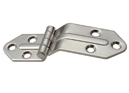 Scharnier Offset Stamp Basso Edelstahl 131 x 40