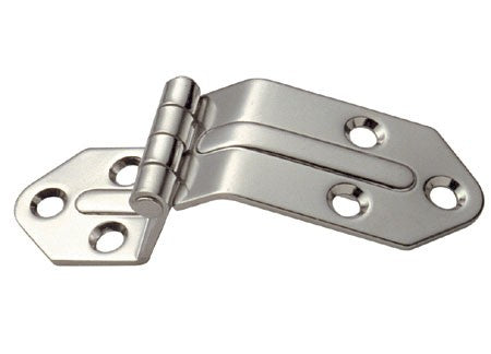 Scharnier Edelstahl hochglanzpoliert 131x40 mm, Türband, Modell Offset Stamp Alto