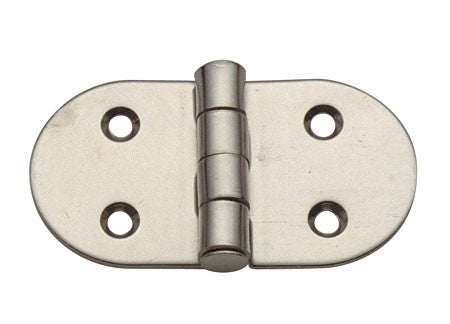 Scharnier Edelstahl hochglanzpoliert 39 x 74 mm, Scharnierbeschlag, Center Pin
