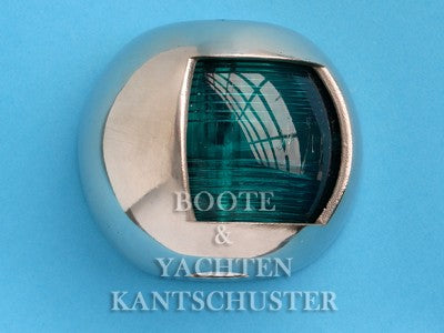 Orsa Minore Steuerbordlaterne Edelstahl, Navigationslampe, I.M.O./Colreg 72 konform, wasserdicht IP 56