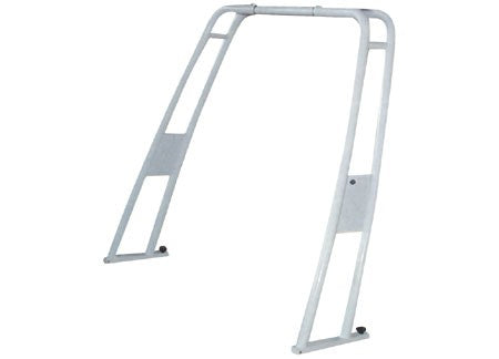 Geräteträger Weiß Ø 40mm Befestigungsbreite 1300-1570mm Höhe 1200mm