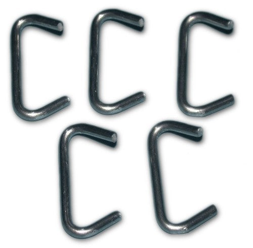 Edelstahlklammern 8mm für Gummiseile, Expanderseile, Set aus 5 Stück, rostfrei