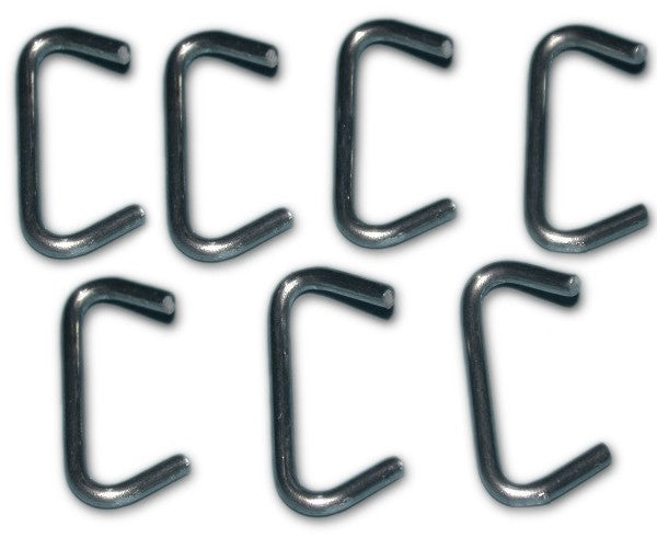 7 Stück Edelstahlklammer für 4mm Gummiseil