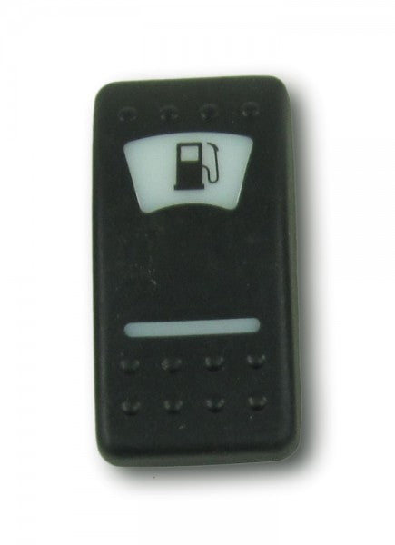Wippe Kraftstoffpumpe Symbol, Schalterblende individualisierbar, LED-Beleuchtung möglich