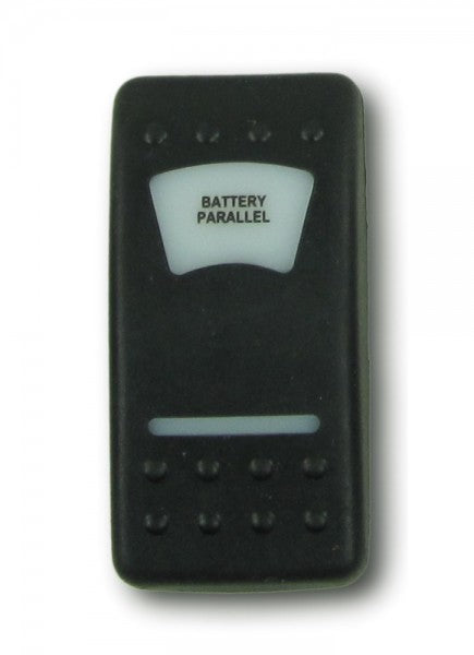 Wippe Symbol Batterie, Schalterabdeckung individuell anpassbar, optional beleuchtet