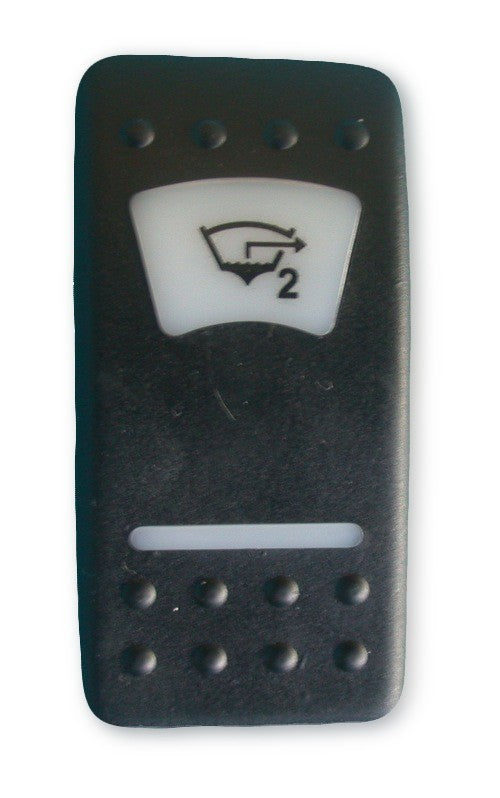 Wippe Symbol Bilge Pumpe 24mm x 50mm, Reservebilgenpumpe, individualisierbar mit LED-Optionen