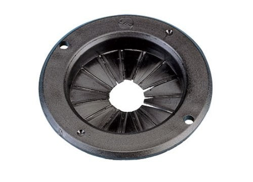 Cable grommet made of black plastic 89/68mm, table grommet, with slats