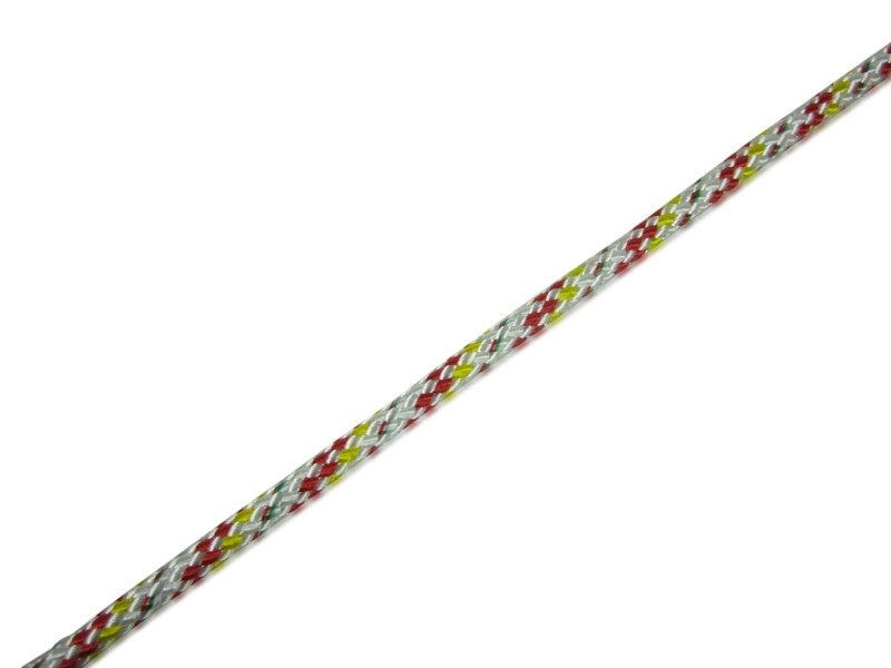 2 Meter Polyesterleine Cruise 5mm Rot-Gelb
