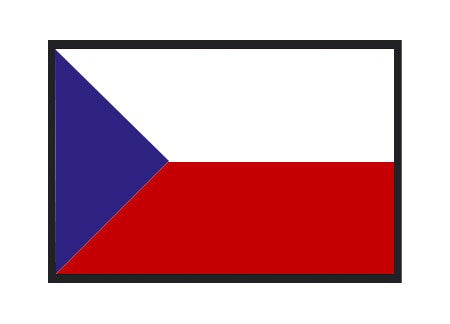 Nautische Flagge TSCHECHIEN 20 x 30cm