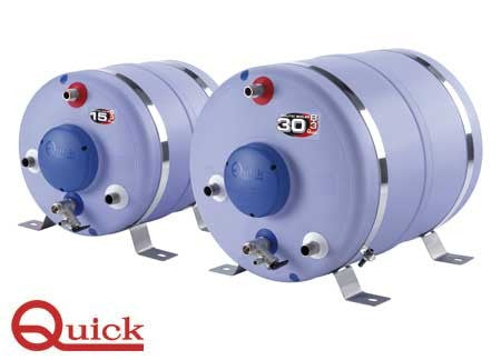 Quick Warmwasserboiler Edelstahl 15L, elektrischer Boiler, rostfreier Stahl 1200 Watt