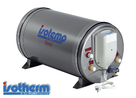 Isotemp Warmwasserbereiter 50L Edelstahl, Boiler mit Wärmetauscher, für Marineanwendungen