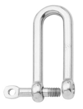 Rundschäkel lange Form mit unverlierbarem Bolzen 10 mm