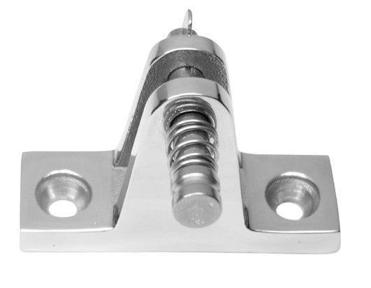 Verdeckbeschlag Edelstahl 80° mit Sicherungsbolzen, Befestigungselement, rostfrei A4