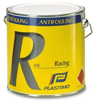 Premium Hochleistungs-Antifouling 2,5L Weiß Selbstpolierend, Antifoulingfarbe, Erstklassiger Bewuchsschutz für schnelle Boote
