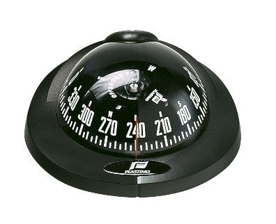 Kompass Offshore Einbaukompass Weiß LED-Beleuchtung, für Motorboote 5-8m, horizontale Montage