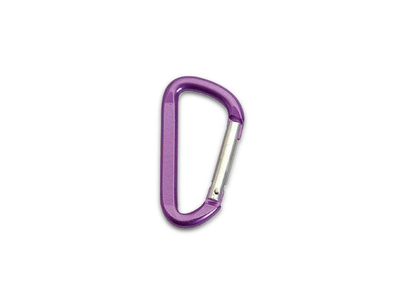 Karabinerhaken Flat 6mm Aluminium lite pink