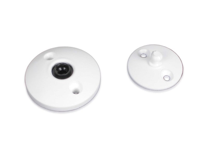 Door holder nylon white rubber closure, magnetic closure, suitable for drawers and small doors