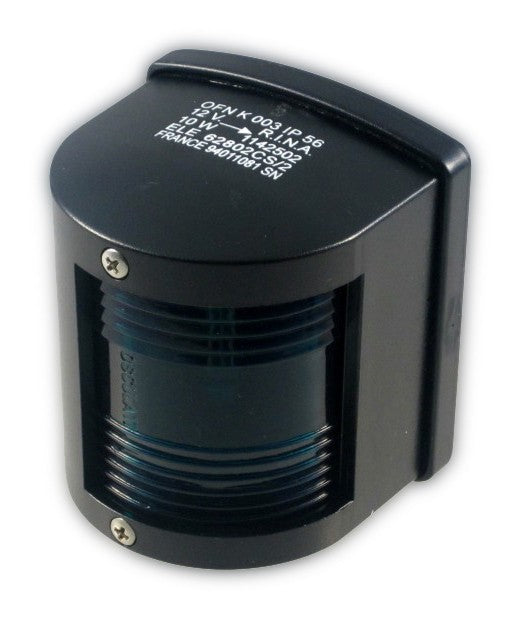 Starboard lamp Utility 112.5° Black, position light, impact-resistant polycarbonate, for boats up to 20 m