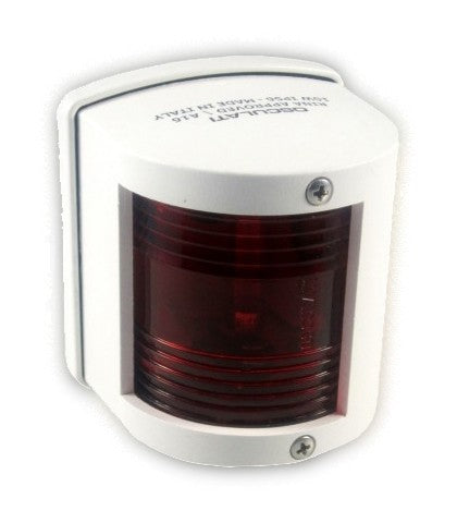 Backbordlaterne Utility 112,5° Weiß, Bootslampe, schlagfestes Polycarbonat, UV-beständig, wasserdicht, für Boote bis 12 m